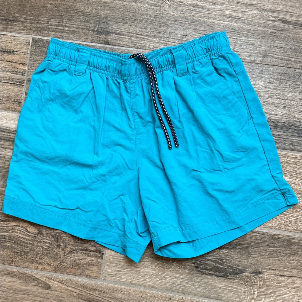 Columbia Turquoise Sport Shorts